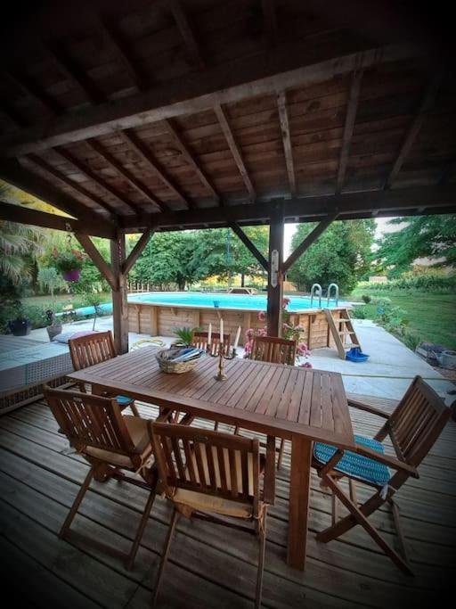 Maison Avec Piscine Proche Des Thermes Mauleon-D'armagnac エクステリア 写真